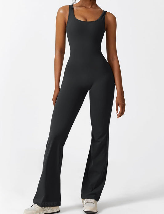 Workout Flare Jumpsuits