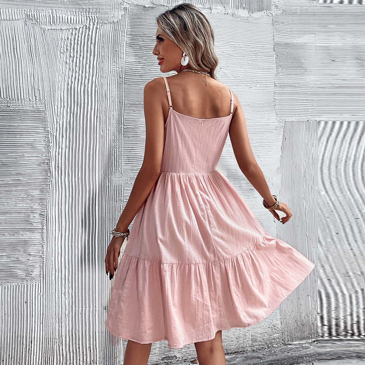 Suspender Skirt Lotus