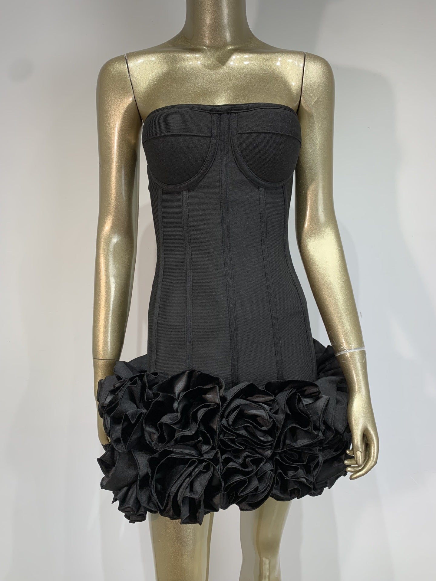 Red Carpet Rosette Mini Dress