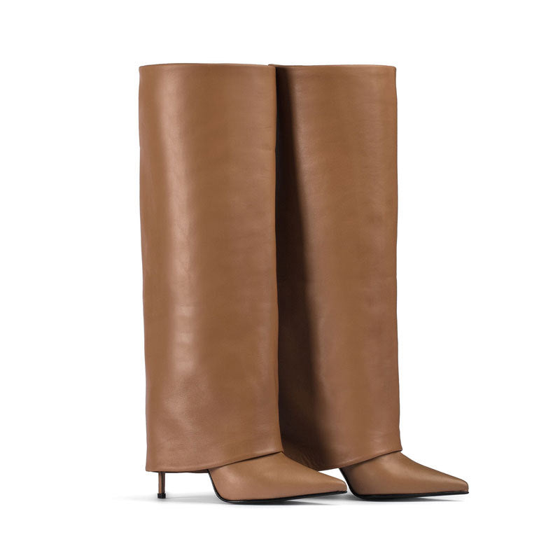 Stiletto Heel Pointed High Leg Boot