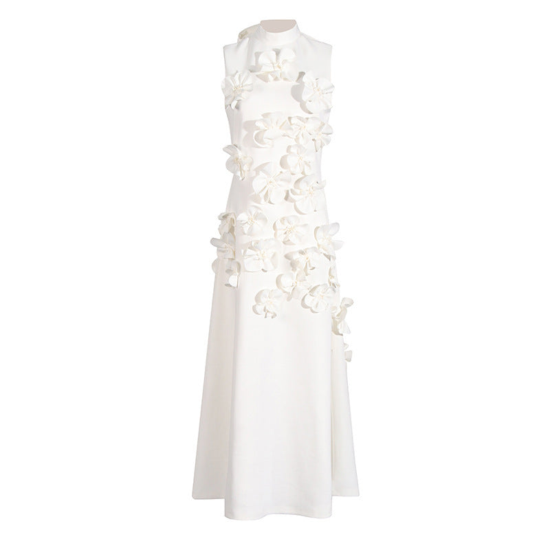 Solid European Style Dress
