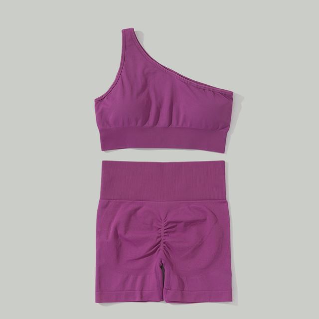 M Chic Boutique sport solid color activewear set with matching top and leggings, designed for fitness and casual wear.