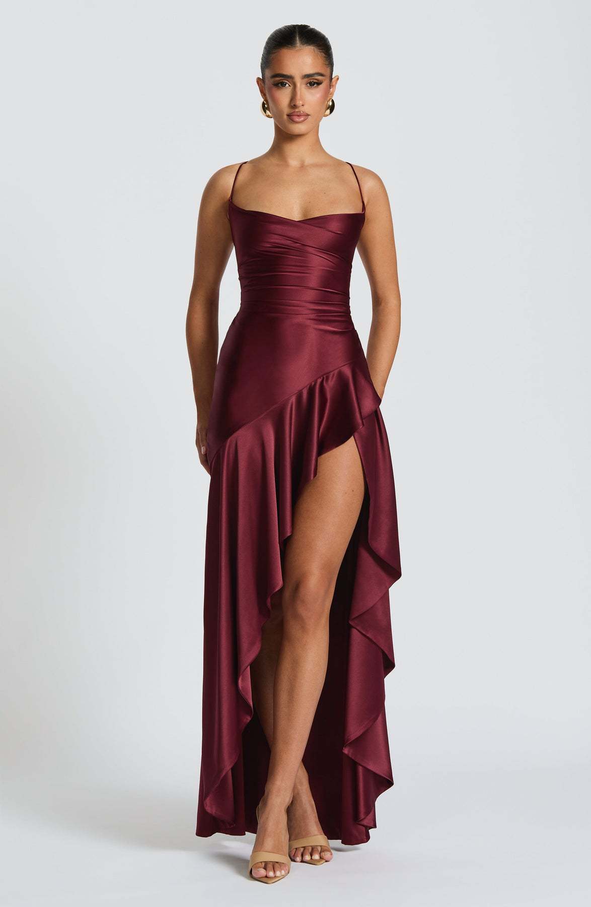 Ruffles Irregular Dress