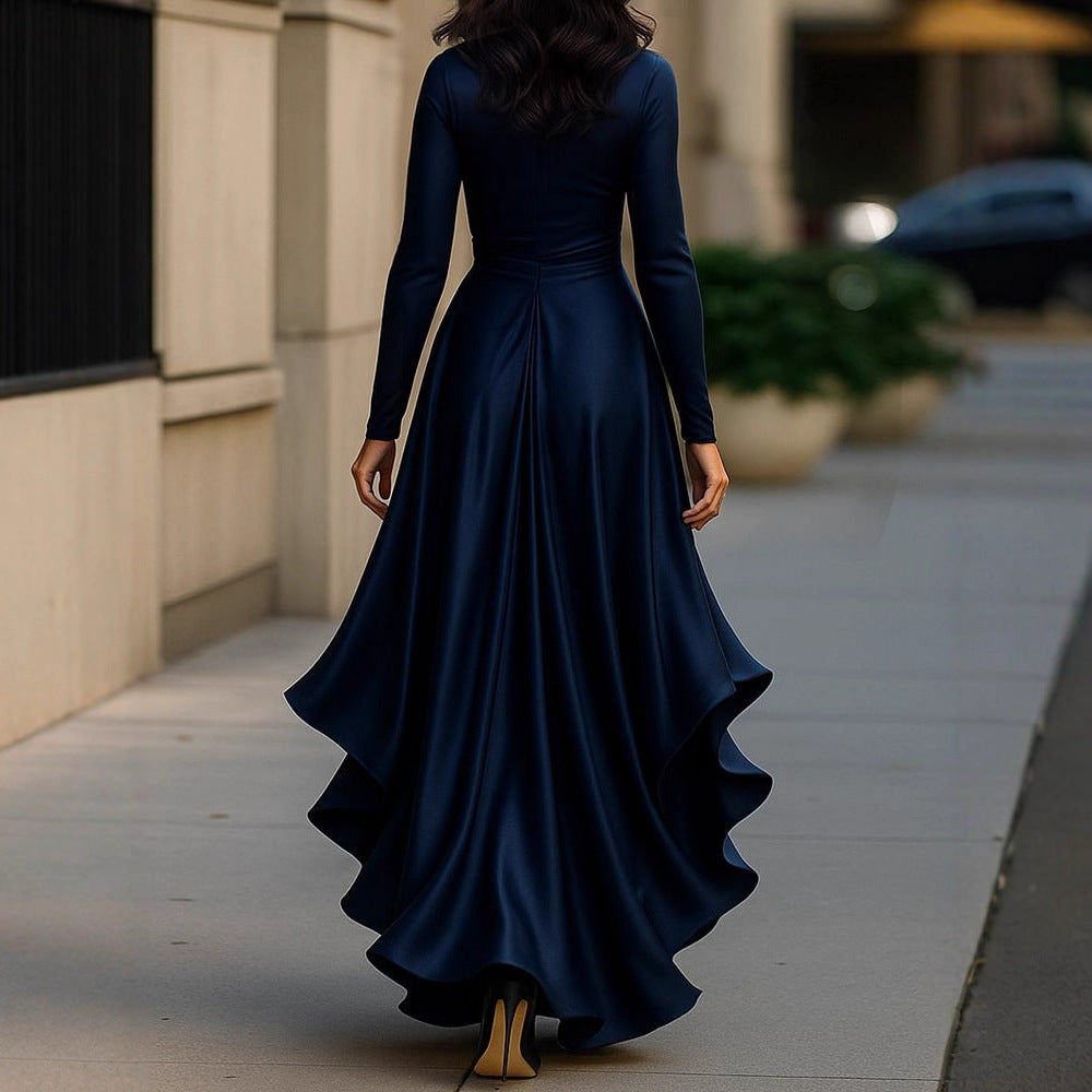 Elegant Ruffles European Dress - M Chic Boutique