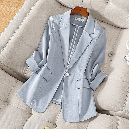 Satin Suit Top